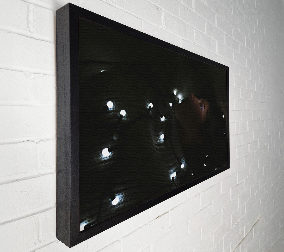  A Canvas Print of White Lights & Dark Dreams Canvas Print