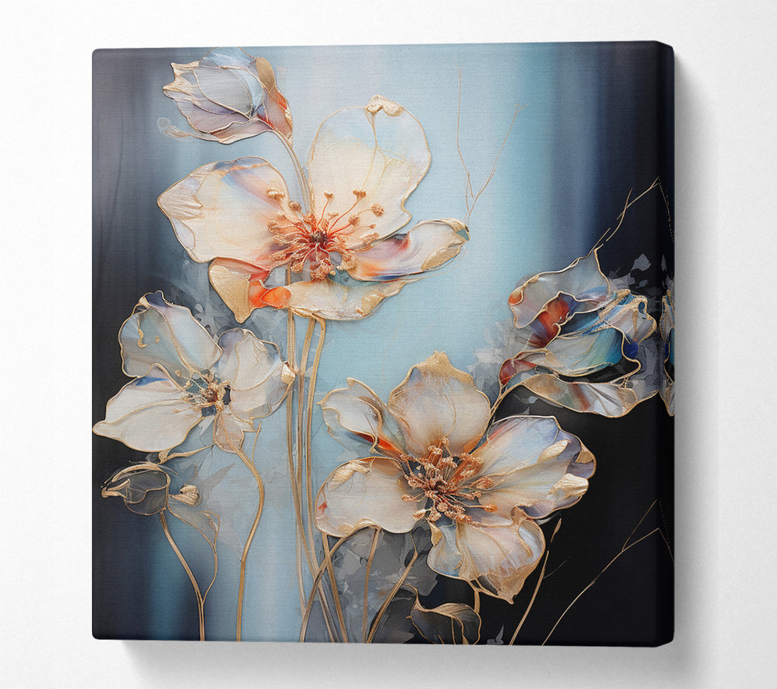  A Canvas Print of Lovely Flower Art Canvas Art