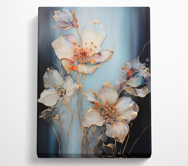  A Canvas Print of Lovely Flower Art Canvas Art