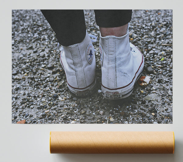 White Canvas Memories Print
