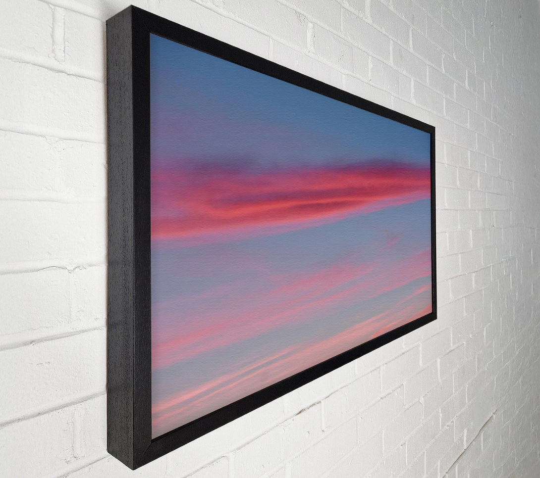  A Canvas Print of Pink Sky Stripes Canvas Print