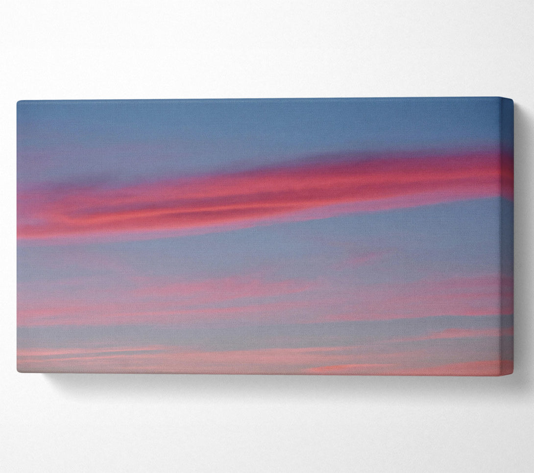  A Canvas Print of Pink Sky Stripes Canvas Print
