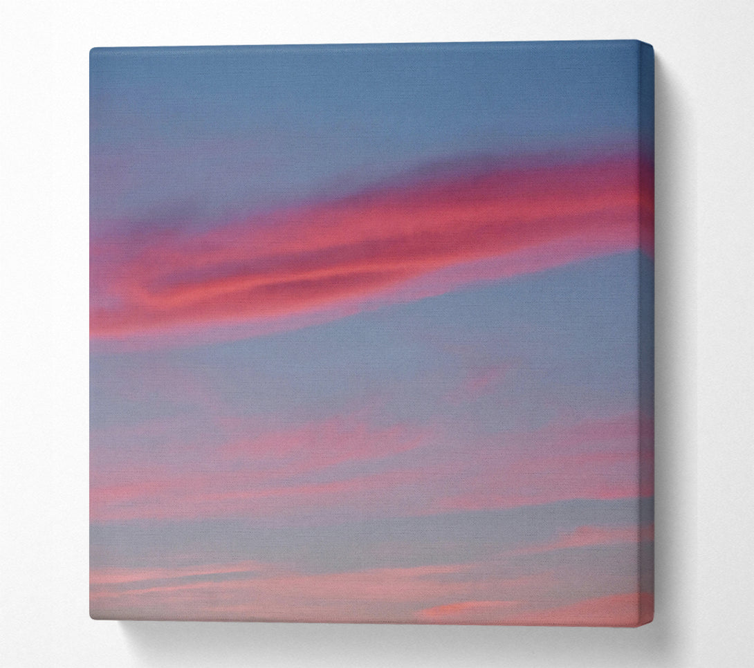  A Canvas Print of Pink Sky Stripes Canvas Print