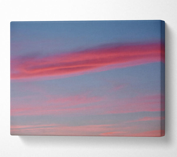  A Canvas Print of Pink Sky Stripes Canvas Print
