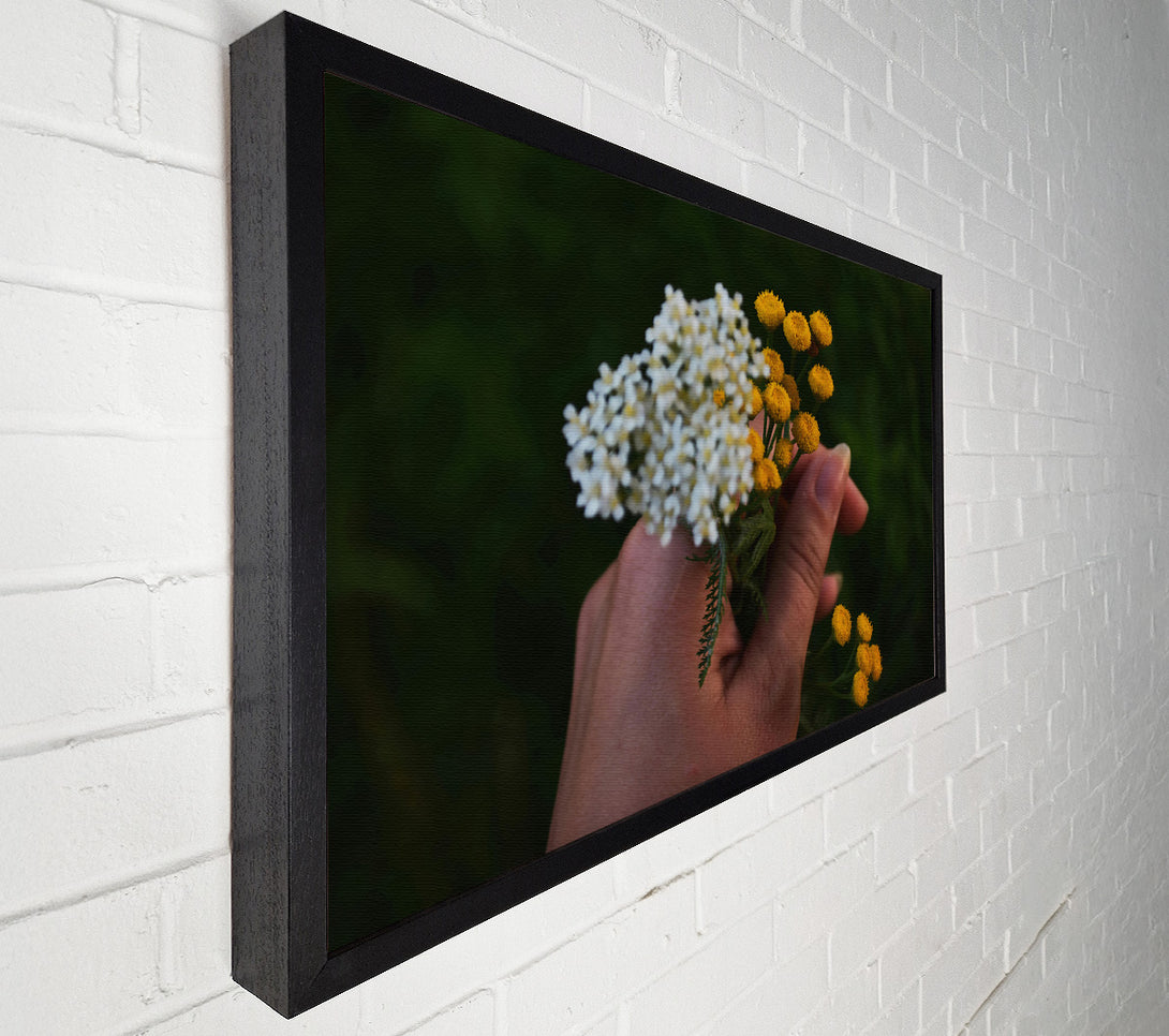 A Canvas Print of Golden Summer Bloom Canvas Art