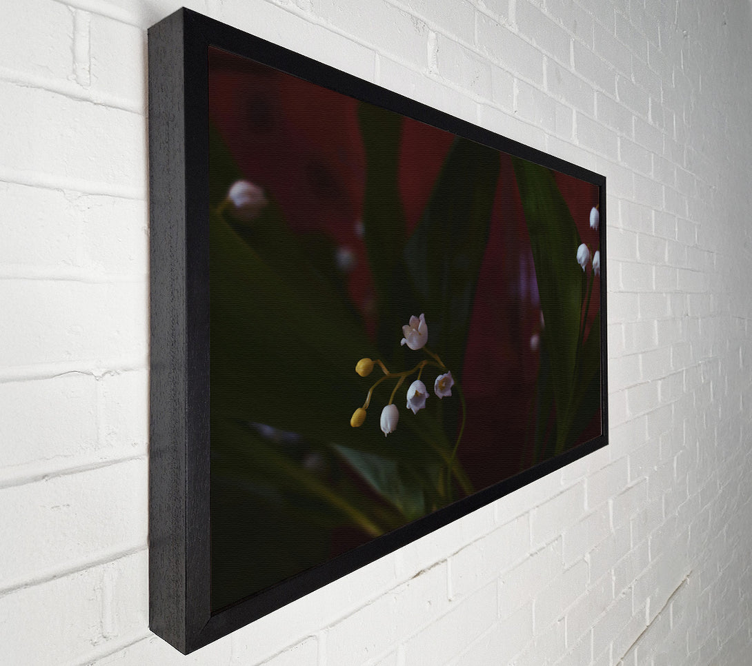  A Canvas Print of Burgundy Lily Blooms Canvas Art