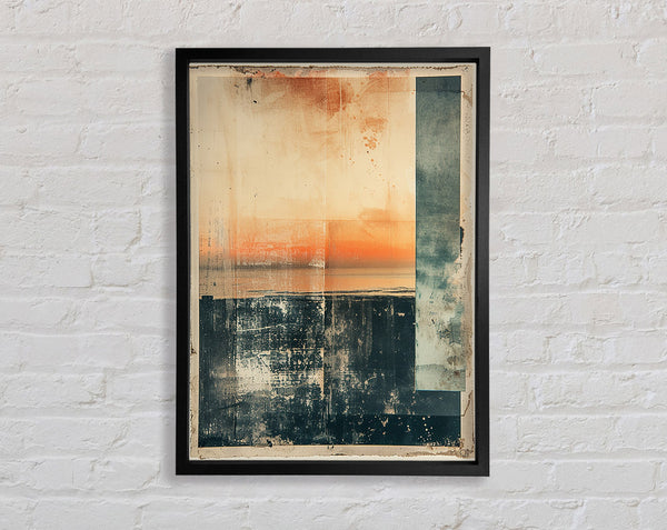 Magazine Sunset Framed Print