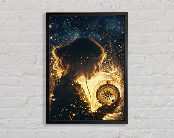 Magic Compass Framed Print