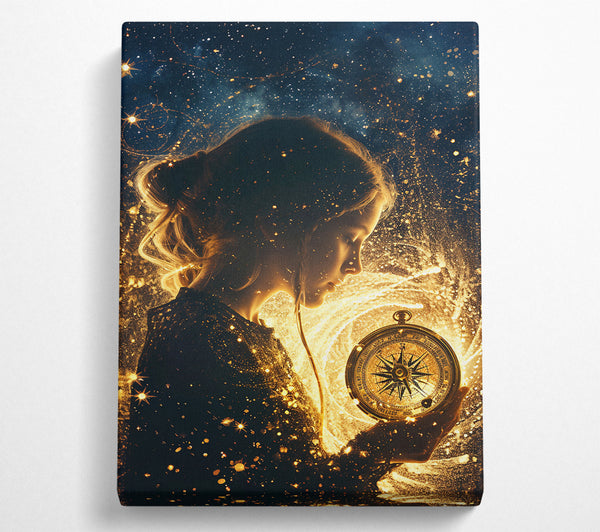  A Canvas Print of Magic Compass Canvas Wall Art
