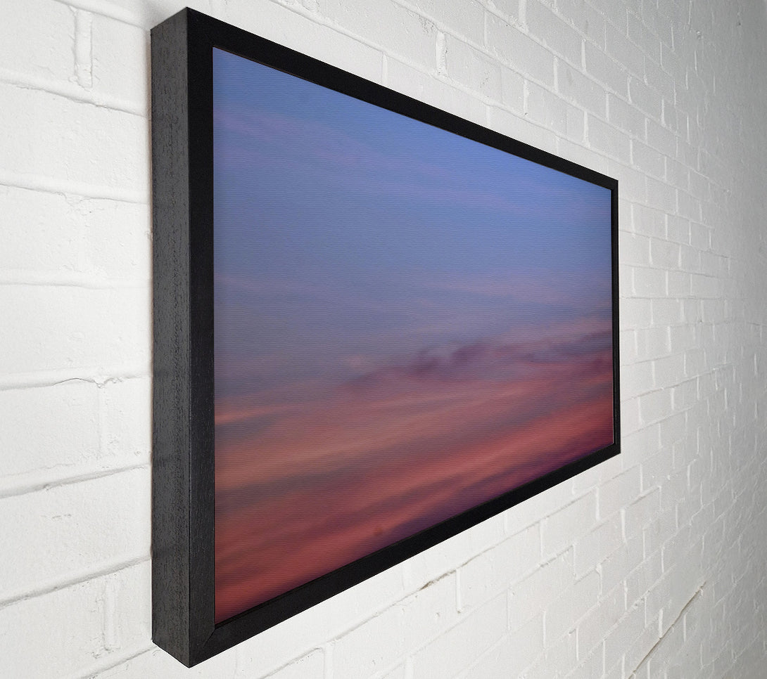  A Canvas Print of Pink And Blue Dusk Canvas Wall Art