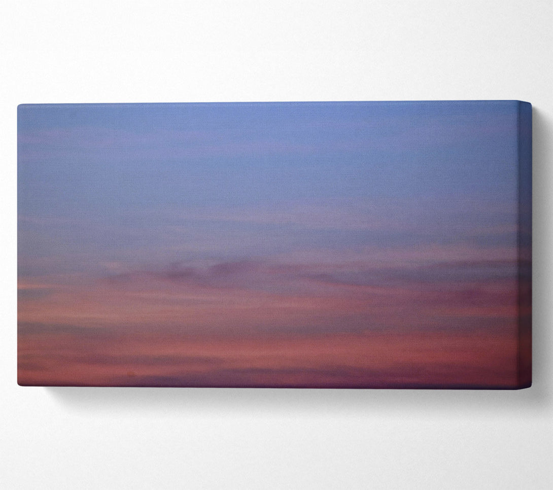  A Canvas Print of Pink And Blue Dusk Canvas Wall Art