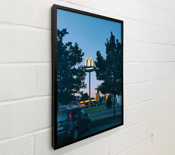 Golden Arches At Dusk
