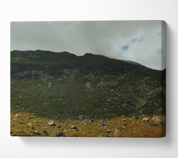  A Canvas Print of Green Mountain Mist Canvas Print