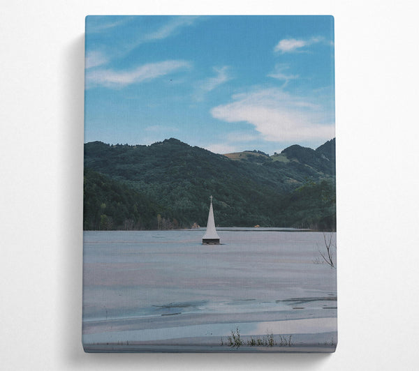  A Canvas Print of Blue Bell Tower Canvas Print