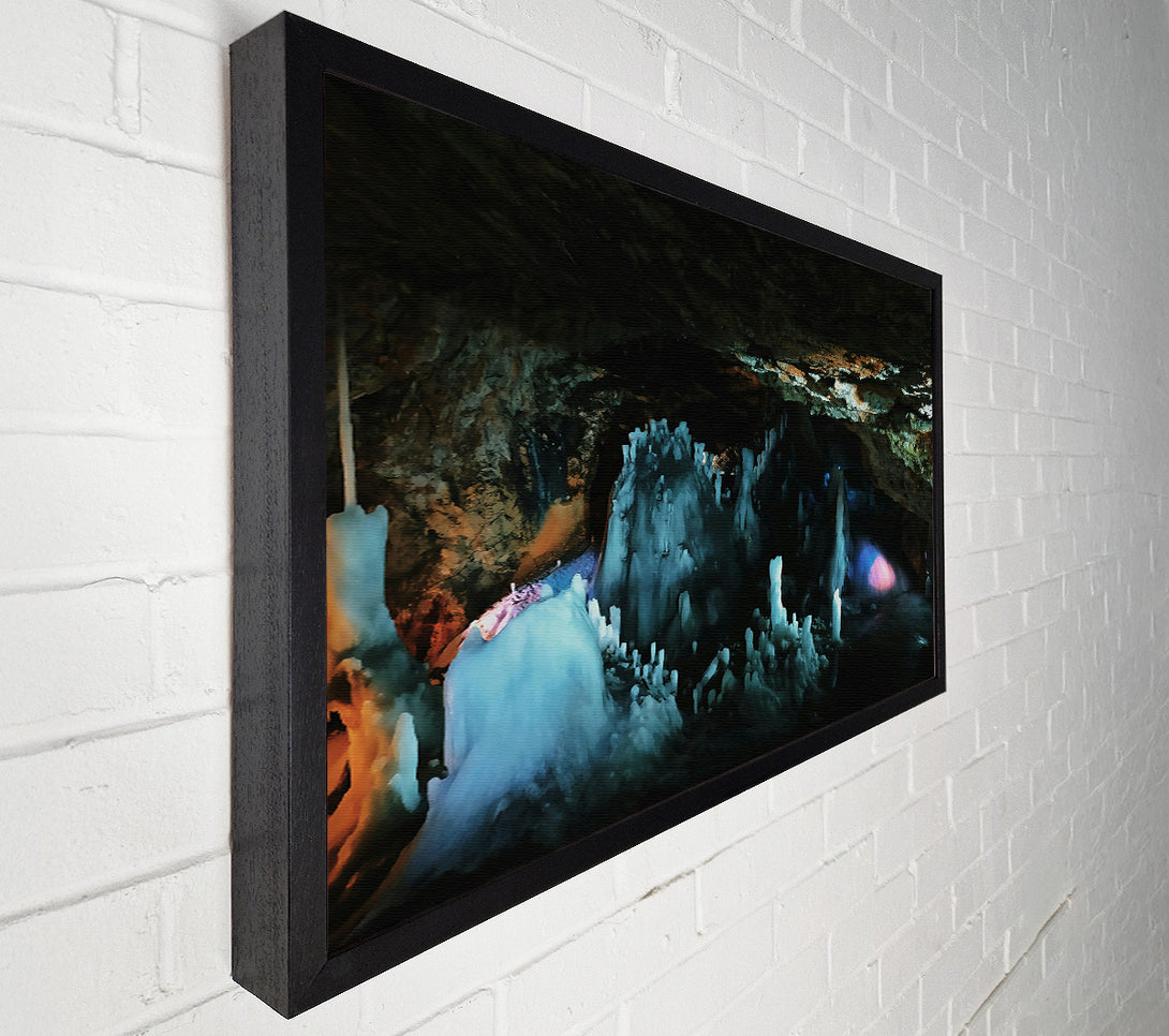  A Canvas Print of Blue Ice Caverns Canvas Art