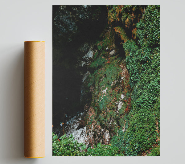 Emerald Cave Mouth Print