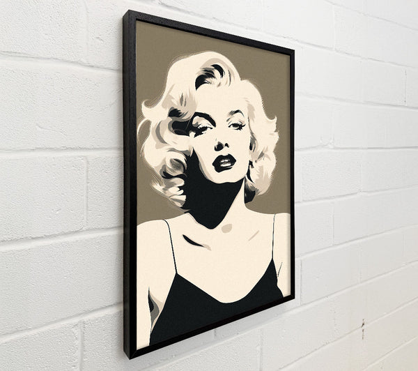 Marilyn Monroe Beige Sketch