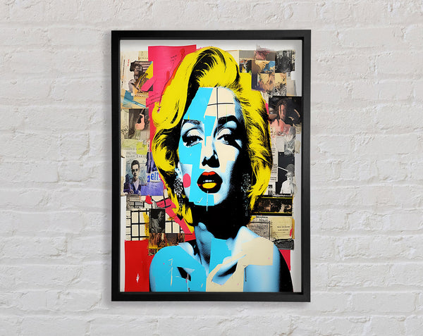 Marilyn Monroe News Framed Print