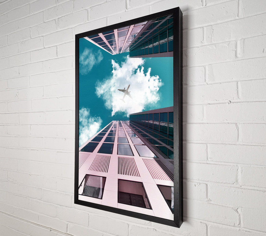  A Canvas Print of Pink Sky Flight Canvas Print