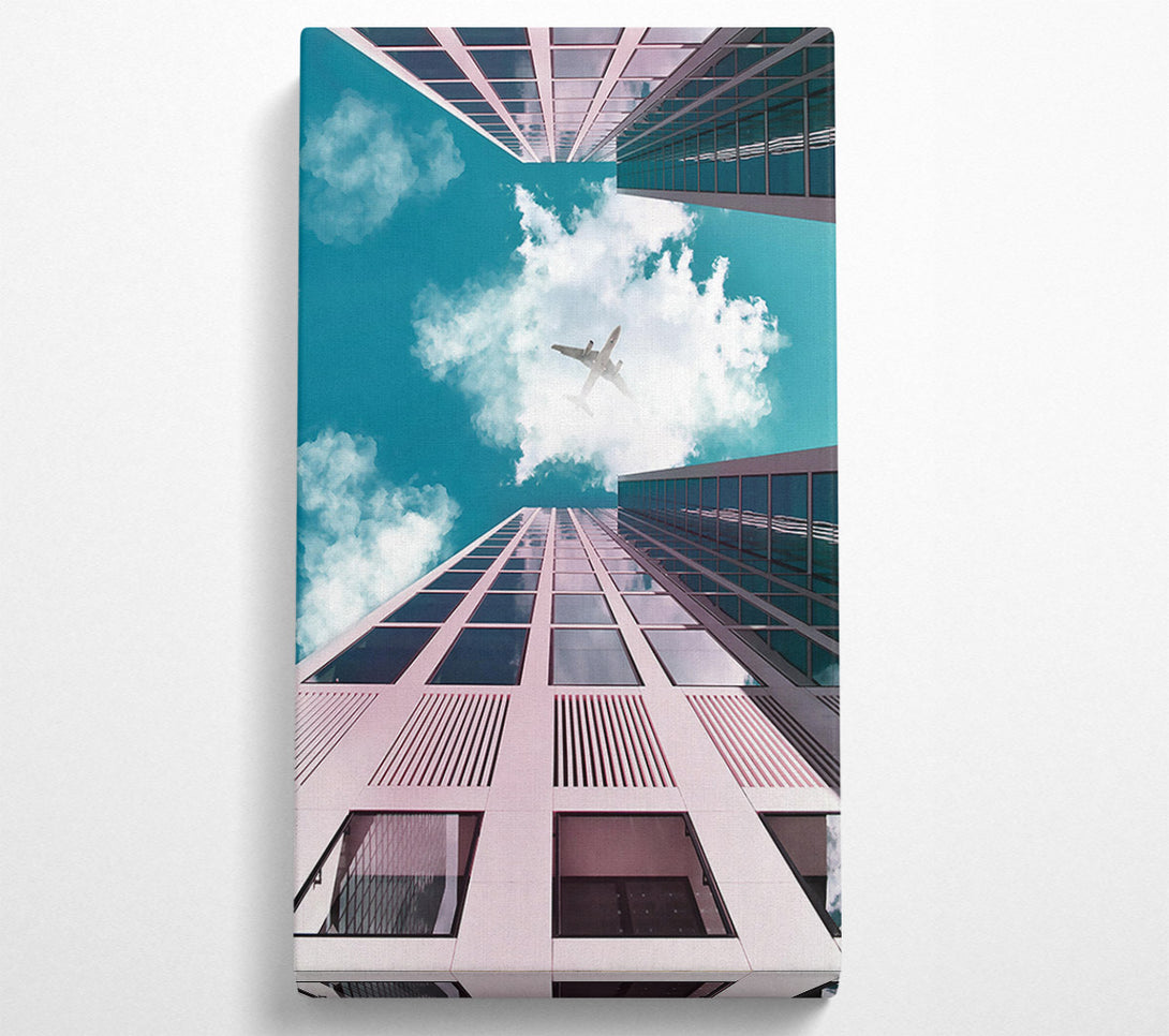  A Canvas Print of Pink Sky Flight Canvas Print