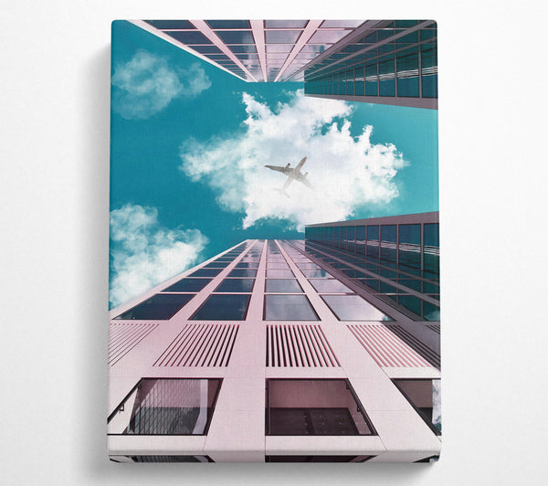  A Canvas Print of Pink Sky Flight Canvas Print