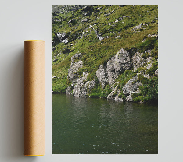 Emerald Green Stillness Print