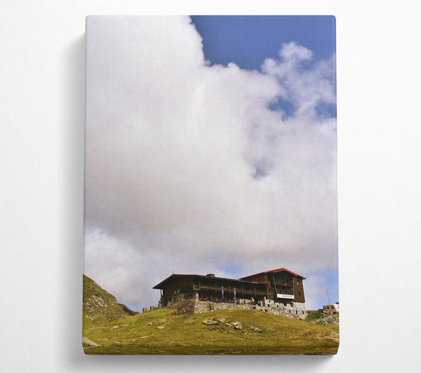  A Canvas Print of White Cloud Mountain Lodge Canvas Wall Art