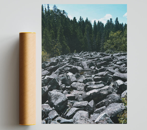 Grey Boulder Trail Poster
