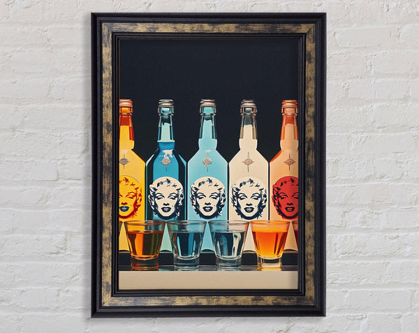 Marilyn Monroe Shots Framed Print
