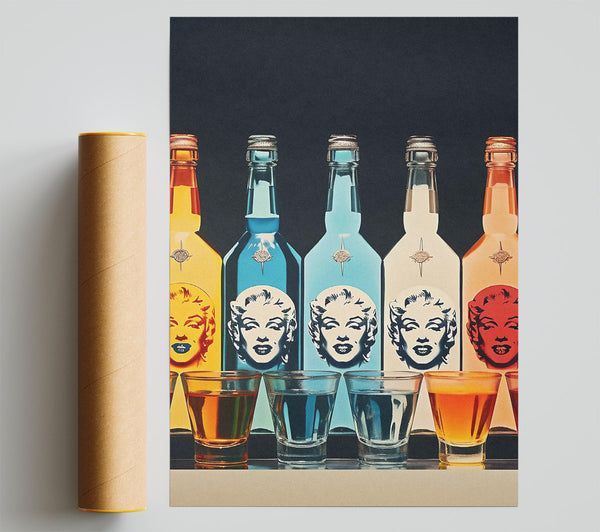 Marilyn Monroe Shots Poster