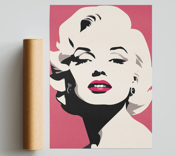 Marilyn Monroe Silhouette Print