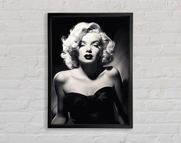 Marilyn Monroe Sketch Framed Print