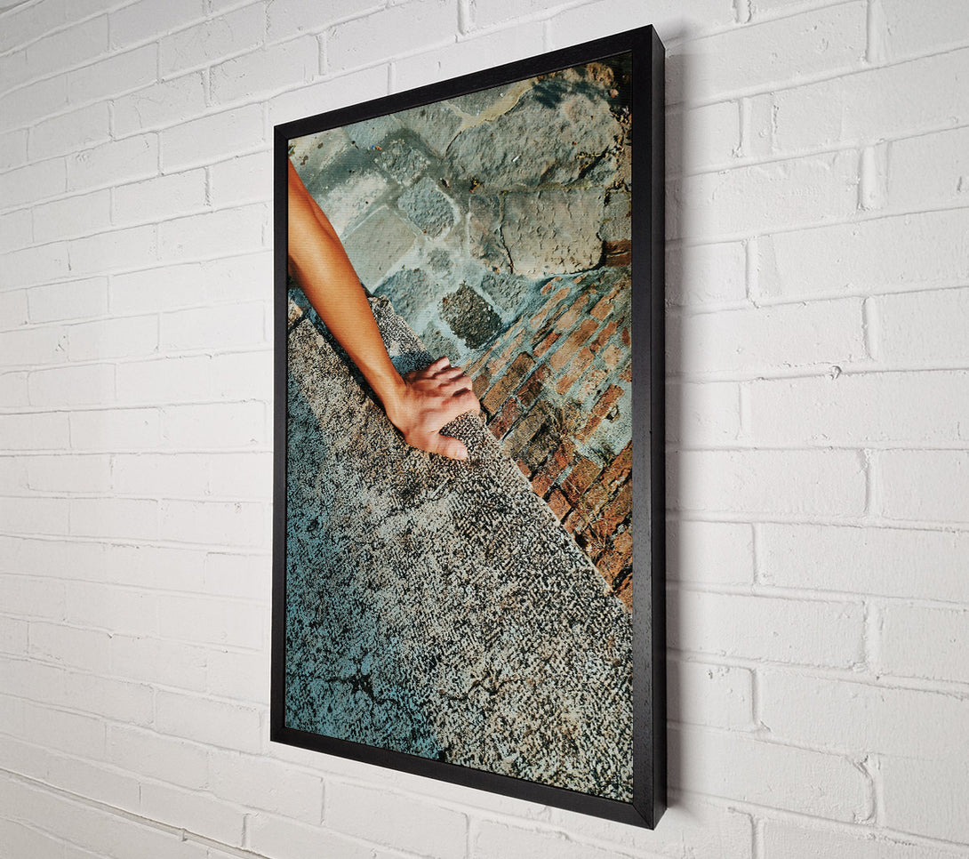  A Canvas Print of Grey Stone Reach Canvas Print