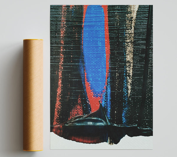 Blue And Black Flow Giclee Print