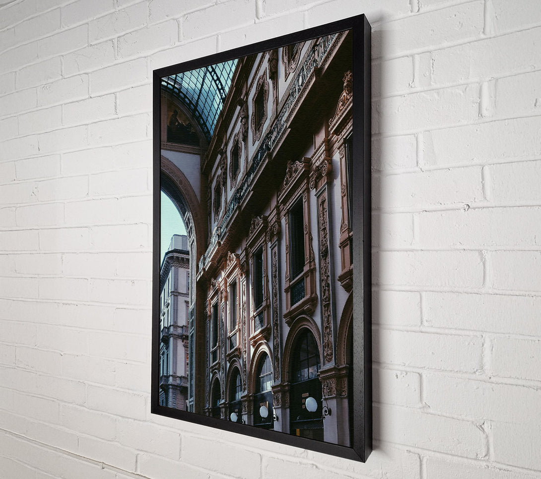  A Canvas Print of Ivory Arcades Of Milan Canvas Art