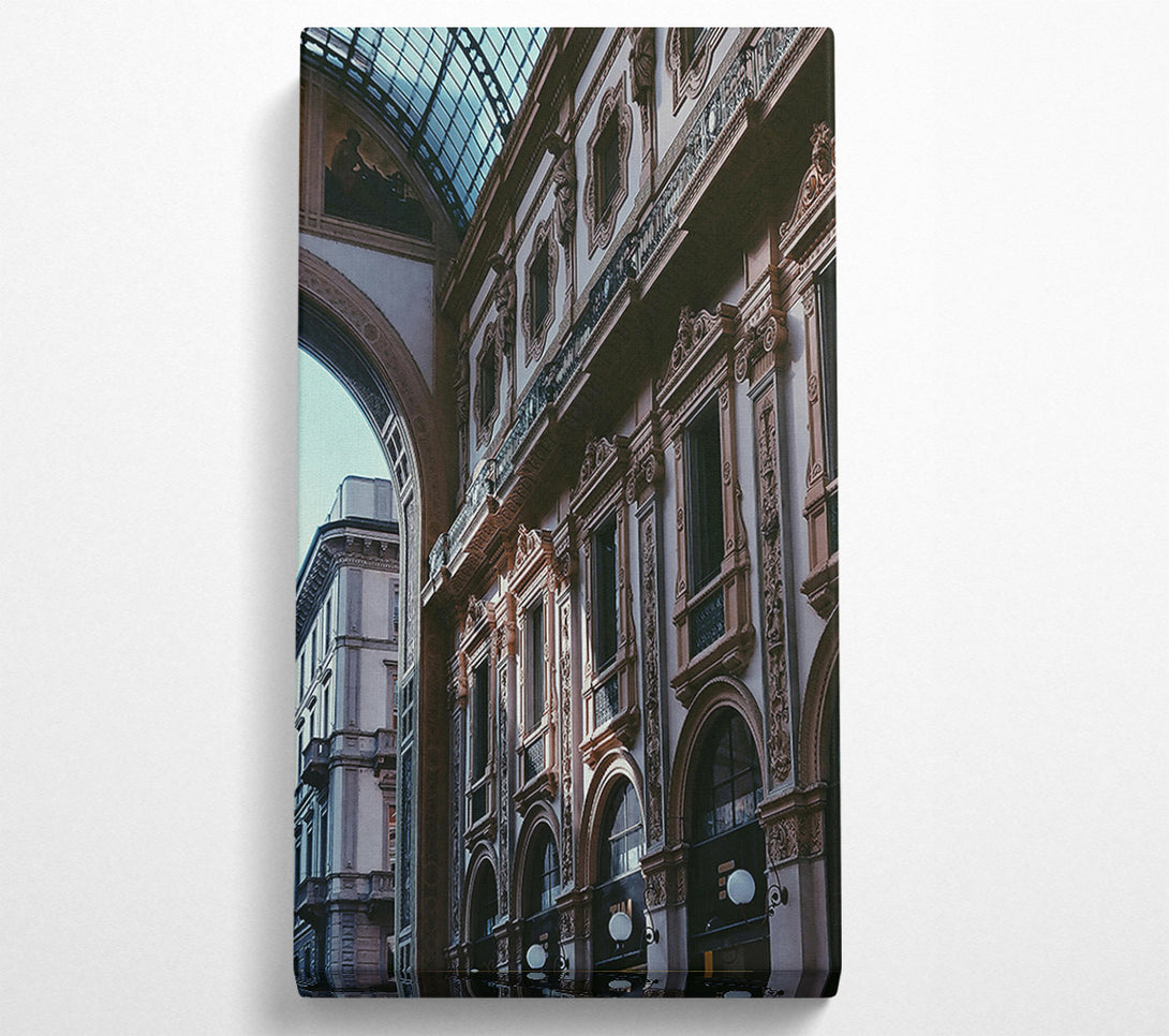  A Canvas Print of Ivory Arcades Of Milan Canvas Art