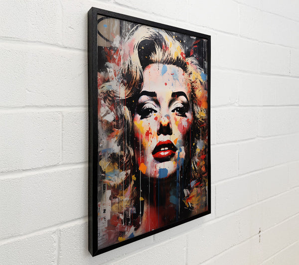 Marilyn Monroe Urban Paint Splash