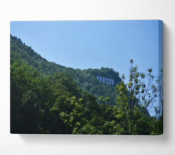  A Canvas Print of Green Hills Of Brasov Canvas Wall Art