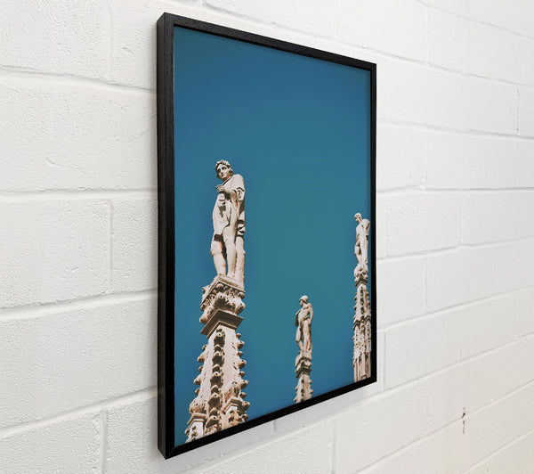Azure Sky Statues