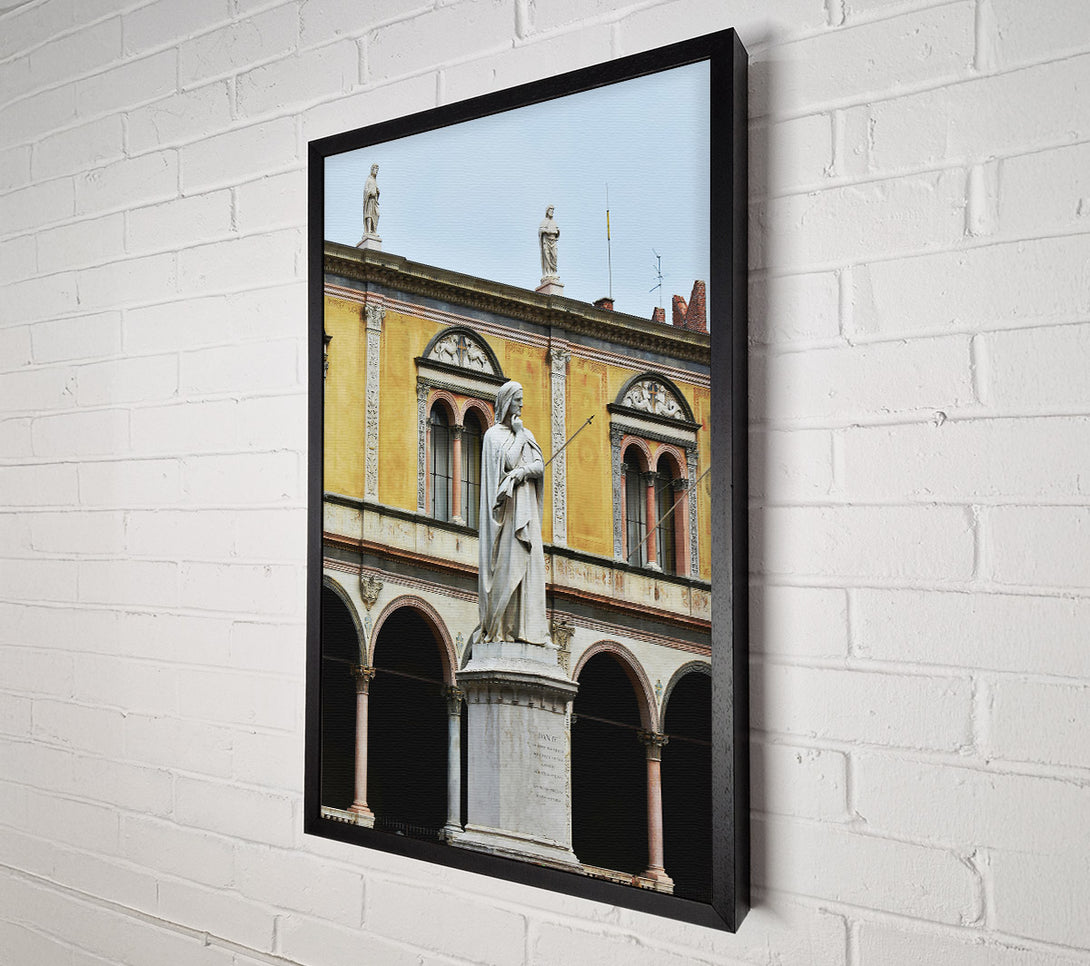  A Canvas Print of Golden Arched Statue Canvas Art