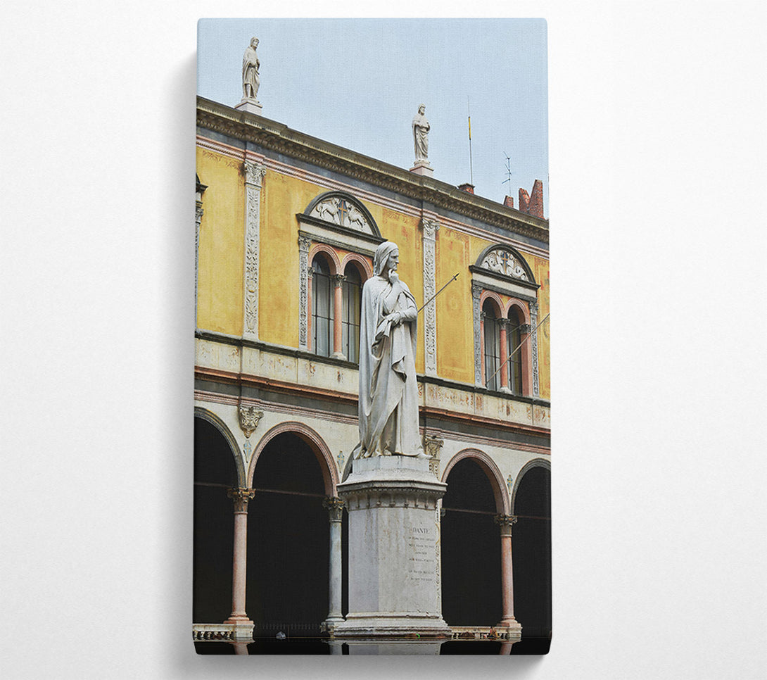  A Canvas Print of Golden Arched Statue Canvas Art
