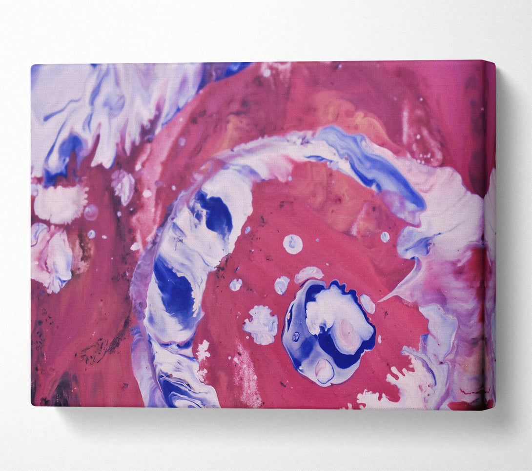  A Canvas Print of Crimson Swirls And Dreams Canvas Art