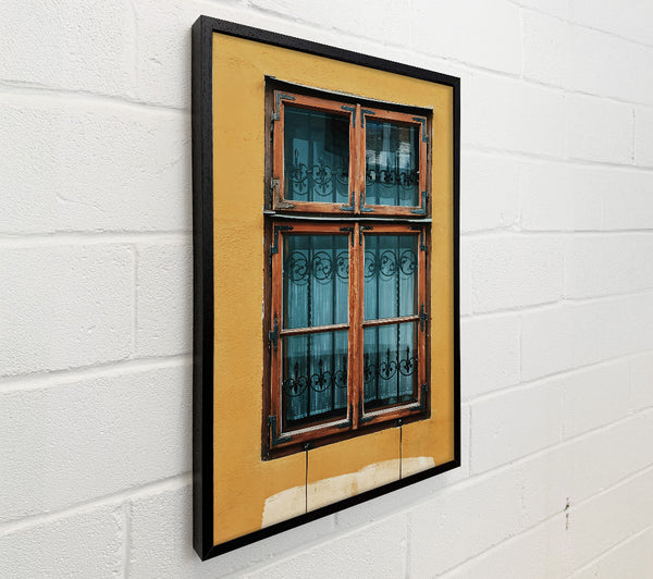 Golden Windowpane View