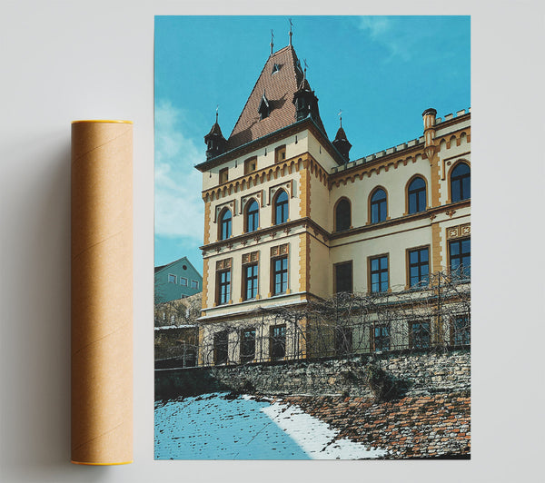 Winter'S Golden Fortress Poster
