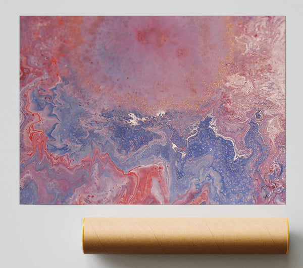 Pink Liquid Dreamscape Giclee Print