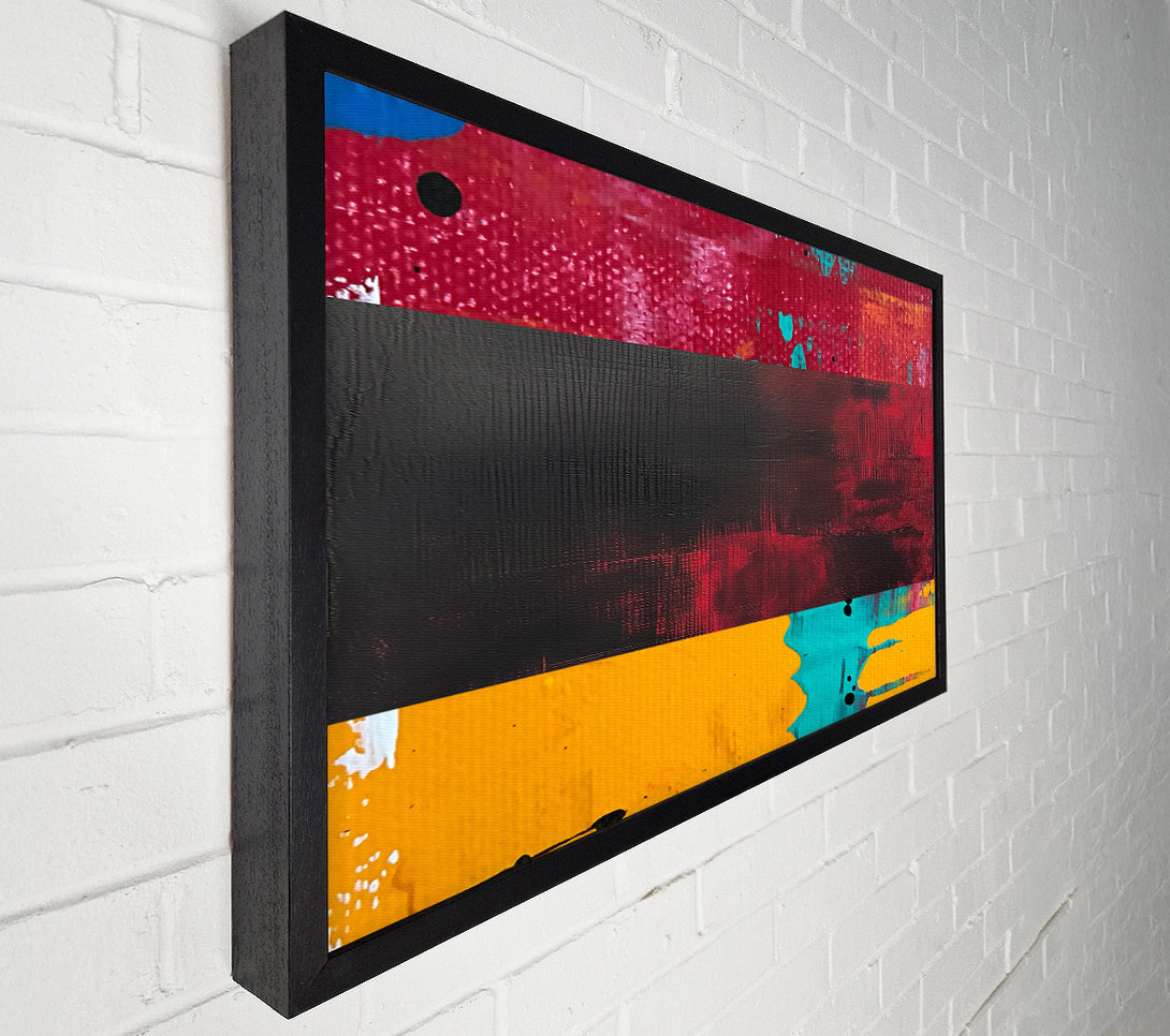  A Canvas Print of Maroon To Black Canvas Wall Art