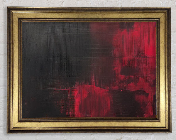 Maroon To White Framed Print