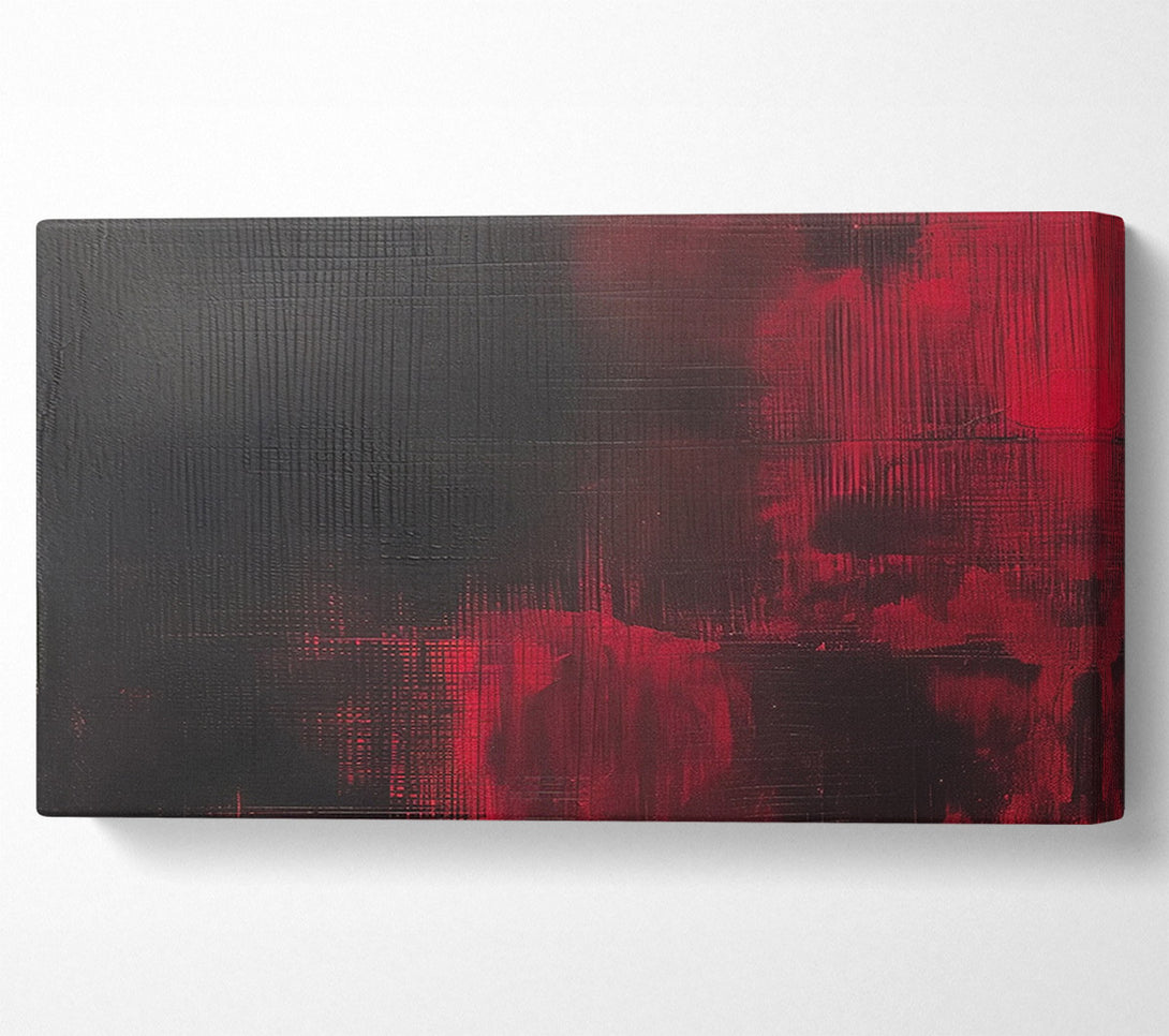  A Canvas Print of Maroon To Black Canvas Wall Art