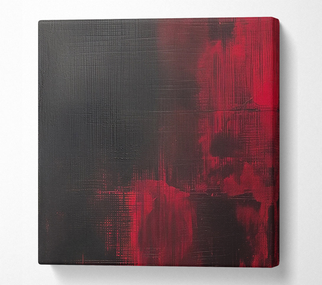  A Canvas Print of Maroon To Black Canvas Wall Art