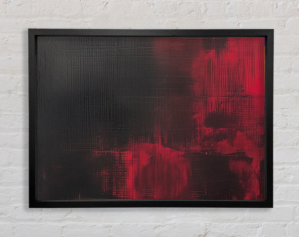Maroon To Black Framed Print